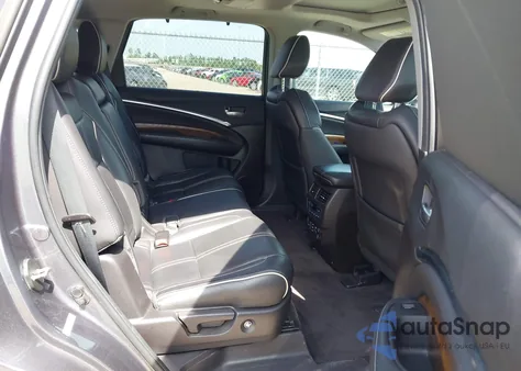 2017 Acura Mdx Advance Entertainment Pkgs from USA, damaged, VIN 5FRYD3H92HB000735